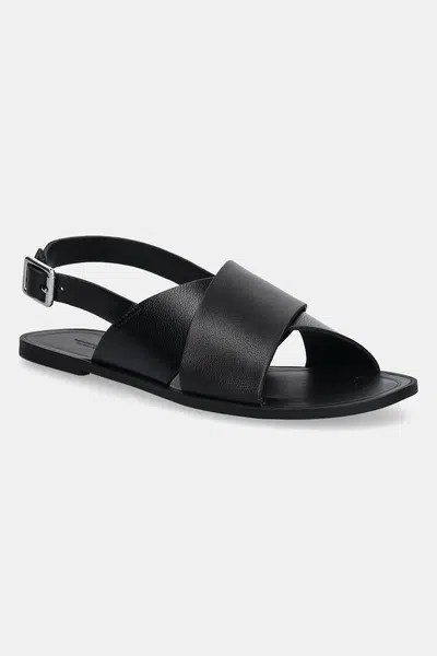 Kožené sandály Vagabond Shoemakers TIA 2.0 dámské, černá barva, 5931-001-20