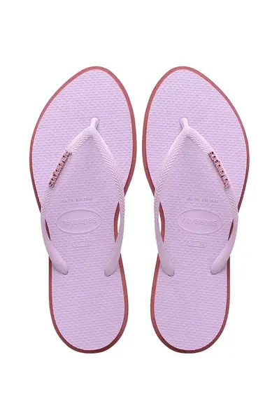 Žabky Havaianas SLIM POINT dámské, fialová barva, 4149584.9339