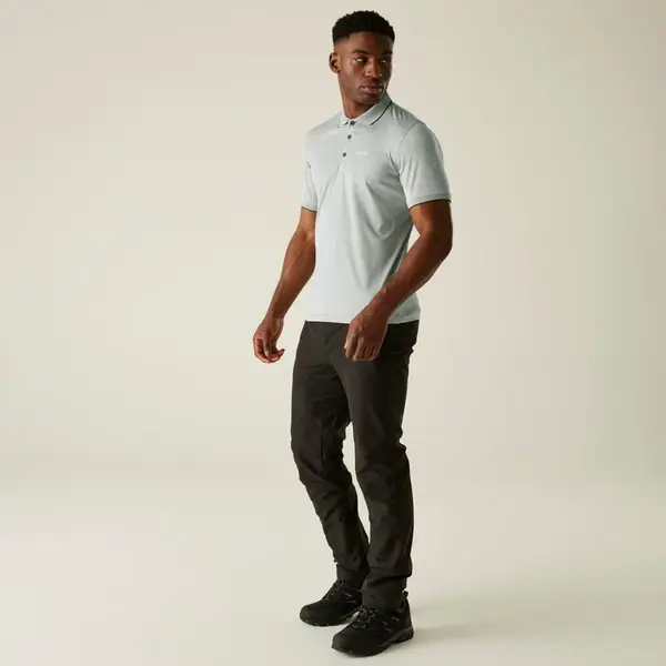 Pánské polo tričko regatta remex ii světle šedá 5xl