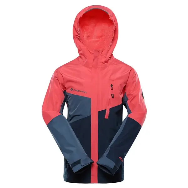 Dětská bunda s ptx mebránou alpine pro noremo 3 červená 128-134