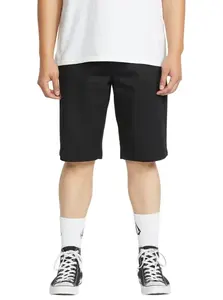 Volcom pánské kraťasy Frckn Mdn Strch Sht 21 Black | Černá | Velikost 38