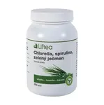 LIFTEA Chlorella, Spirulina, Zelený ječmen 250 tablet