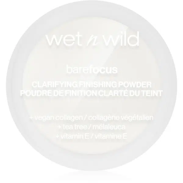 Wet n Wild BareFocus Clarifying Finishing Powder matující pudr odstín Translucent 6 g