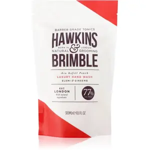 Hawkins & Brimble Luxury Hand Wash Eco Refill Pouch tekuté mýdlo na ruce – náhradní náplň 300 ml