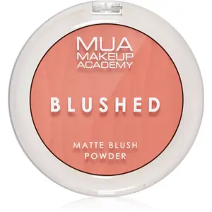 MUA Makeup Academy Blushed Powder Blusher pudrová tvářenka odstín Misty Rose 5 g