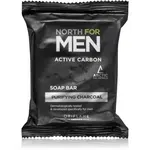Oriflame North for Men Active Carbon čisticí tuhé mýdlo s aktivním uhlím 100 g