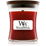 Woodwick Cinnamon Chai vonná svíčka s dřevěným knotem 85 g