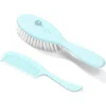 BabyOno Take Care Hairbrush and Comb II sada pro děti od narození Mint