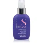 Alfaparf Milano Semi di Lino Blonde sprej proti žlutým tónům pro blond a melírované vlasy 125 ml