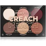 Inglot PlayInn Eyeshadow Palette paletka očních stínů odstín Creach Peach 8 g