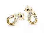 Cutie Jewellery Jedinečné náušnice ze žlutého zlata Z3062-30-10-X-1