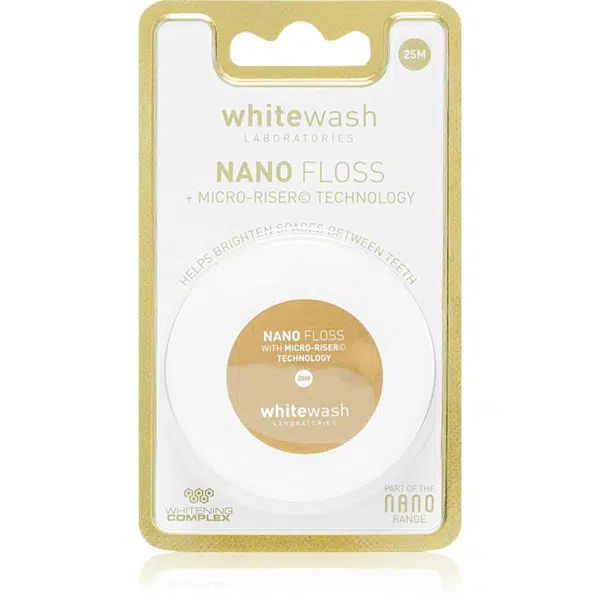 Whitewash Nano dentální nit s bělicím účinkem 25 m
