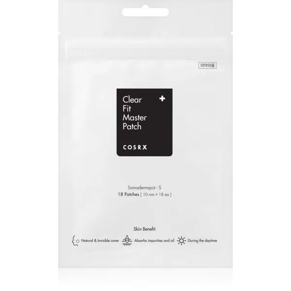 Cosrx Clear Fit Master Patch čisticí náplast pro problematickou pleť 18 ks