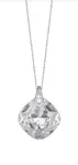Preciosa Náhrdelník s čirým krystalem Brilliant Rose 6011 00 (řetízek, přívěsek)