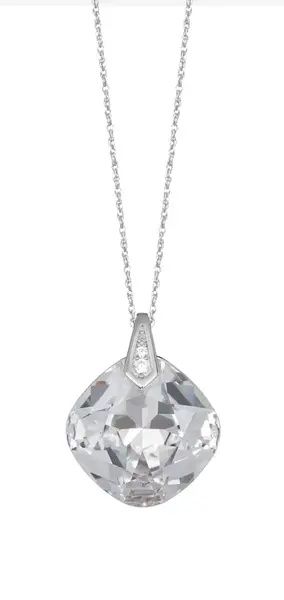 Preciosa Náhrdelník s čirým krystalem Brilliant Rose 6011 00 (řetízek, přívěsek)