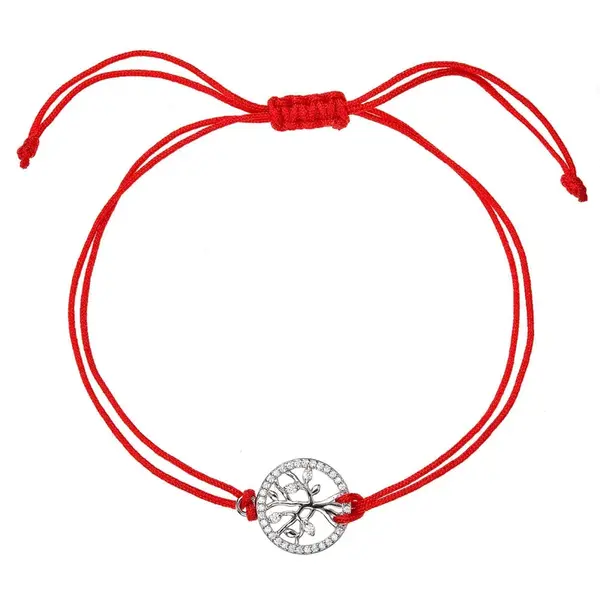 Evolution Group - Pavona Červený kabala náramek se stromem života 13021.3