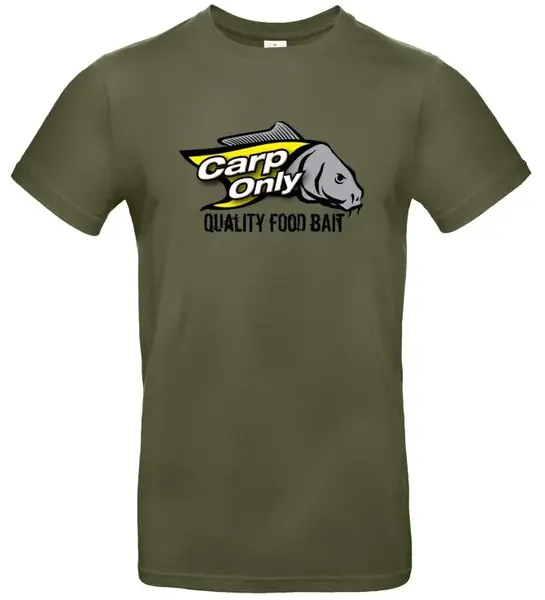 Carp only tričko exact khaki-velikost m