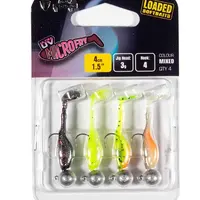 Fox rage gumová nástraha uv micro fry mixed colour loaded lure pack