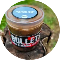 G.b.u. dipované boilies bullets anarchy 200 g - 20 mm