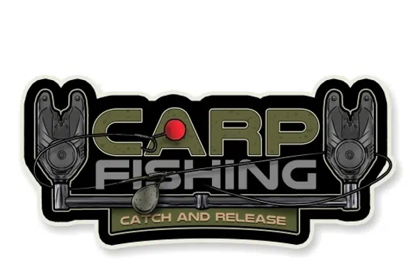 4anglersdesign samolepka 43 carp fishing catch and release