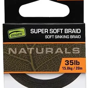 Fox návazcová šňůrka naturals soft braided hooklength 20 m - 35 lb