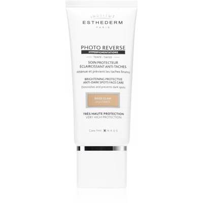 Institut Esthederm Photo Reverse Protective Anti-Dark Spots Tinted Face Care ochranný tónovací krém proti pigmentovým skvrnám s vysokou UV ochranou od