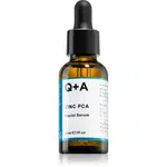 Q+A Zinc PCA pleťové sérum pro vyhlazení pleti a minimalizaci pórů 30 ml