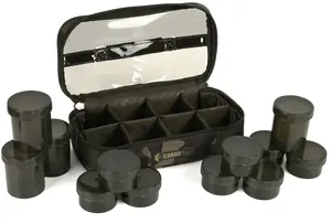 Fox pouzdro camolite 12 pot hookbait case