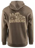 Grundéns mikina king of the lakes hoodie otter heater - xl