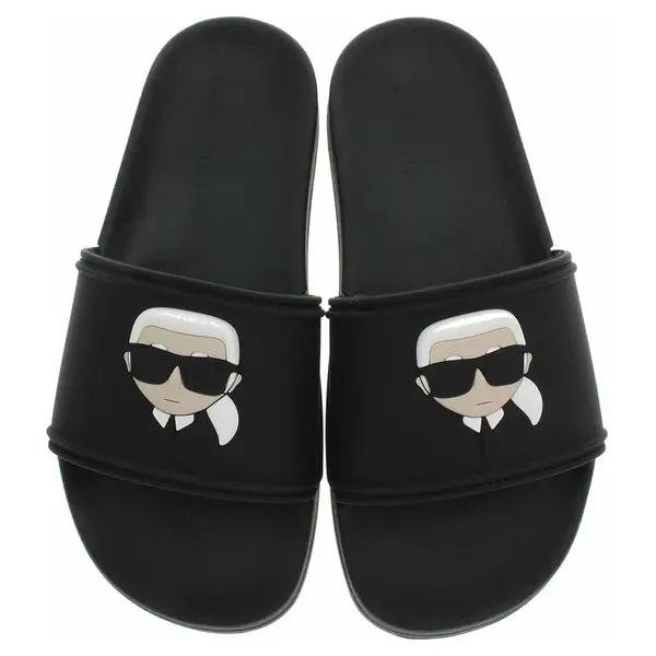 Karl Lagerfeld dámské plážové KL80905A V00 Black Rubber 36
