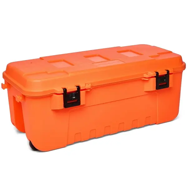 Plano box sportsmans trunk large - blaze orange