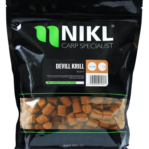 Nikl pelety devill krill - 1 kg 18 mm