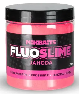 Mikbaits obalovací dip fluo slime 100 g- jahoda