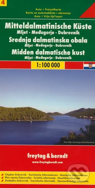 Mitteldalmatinische Küste 1:100 000 (Automapa)