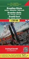 Kroatien Küste 1:200 000 (Istrien, Dalmatien, Dubrovník)