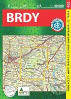 402: Brdy 1:40 000 Turistická mapa