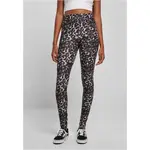 Women's soft leggings AOP blackleo