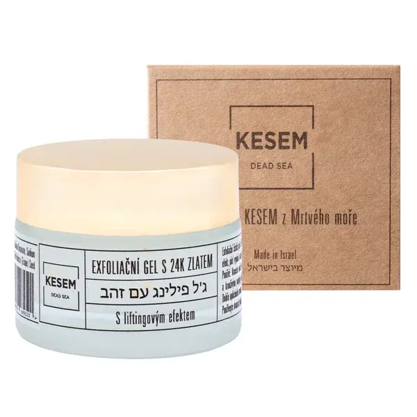 KESEM Exfoliačný gél s 24k zlatom