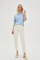 Marisse White Straight Leg Jeans