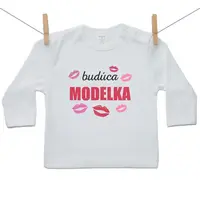 Boodyy Tričko s dlhým rukávom Budúca modelka 74 (6-9 mesiacov)
