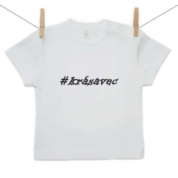 Boodyy Tričko s krátkym rukávom Krásavec 80 (9-12 mesiacov)