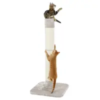 Škrabadlo Opal Jute 56x56x119cm sivé