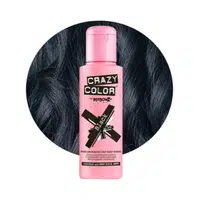2ks 030 Crazy Color farba na vlasy Black 100ml