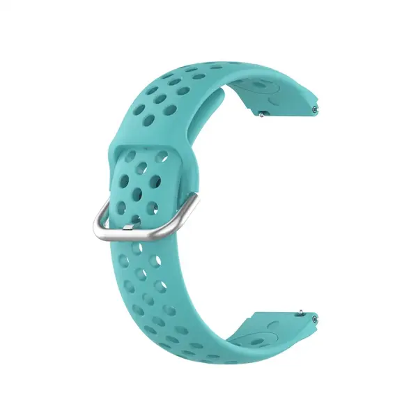 BStrap Silicone Dots remienok na Garmin Vivoactive 4s, teal