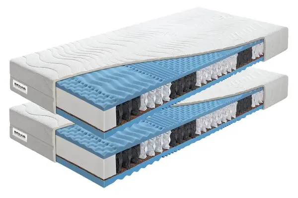 Matrac Benab Fyzio Plus 1+1 H3 / H4 90 x 200 cm Taštičkový matrac 22 cm taštičkový sendvičový