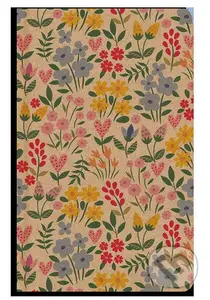 Notes linkovaný A5 kraft Kvítí