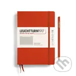 Leuchtturm1917 Zápisník Fox Red Medium A5 čtverečkovaný