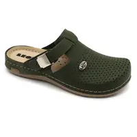 950 Dámska pracovná celokožená zdravotná obuv 39 - 25cm, zelená, 2,5 cm