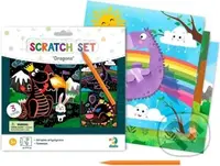 Škrabací obrázky: Draci