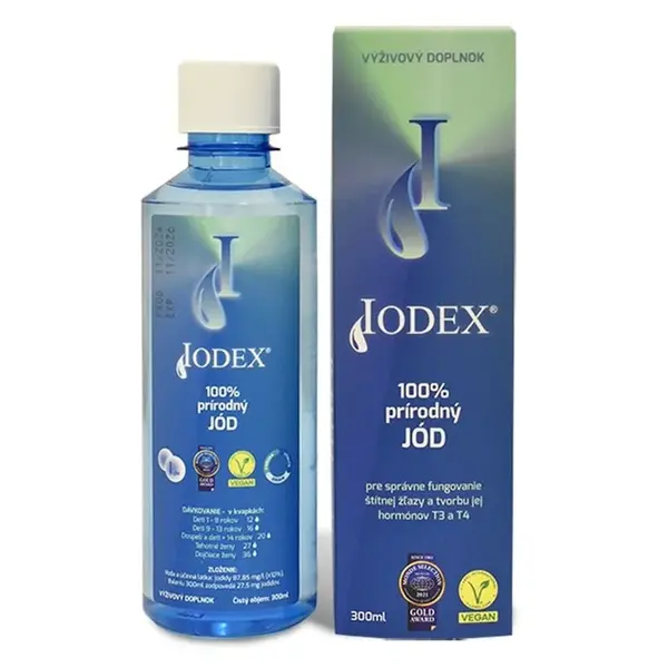 Výživový doplnok z prírodného jódu Veronia IODEX 300ml